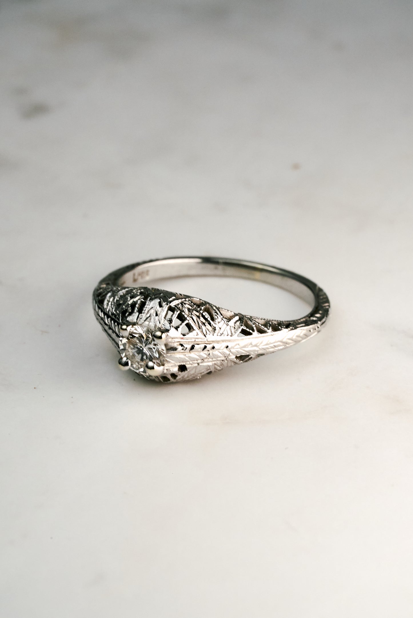 Vintage Art Deco Engagement Ring
