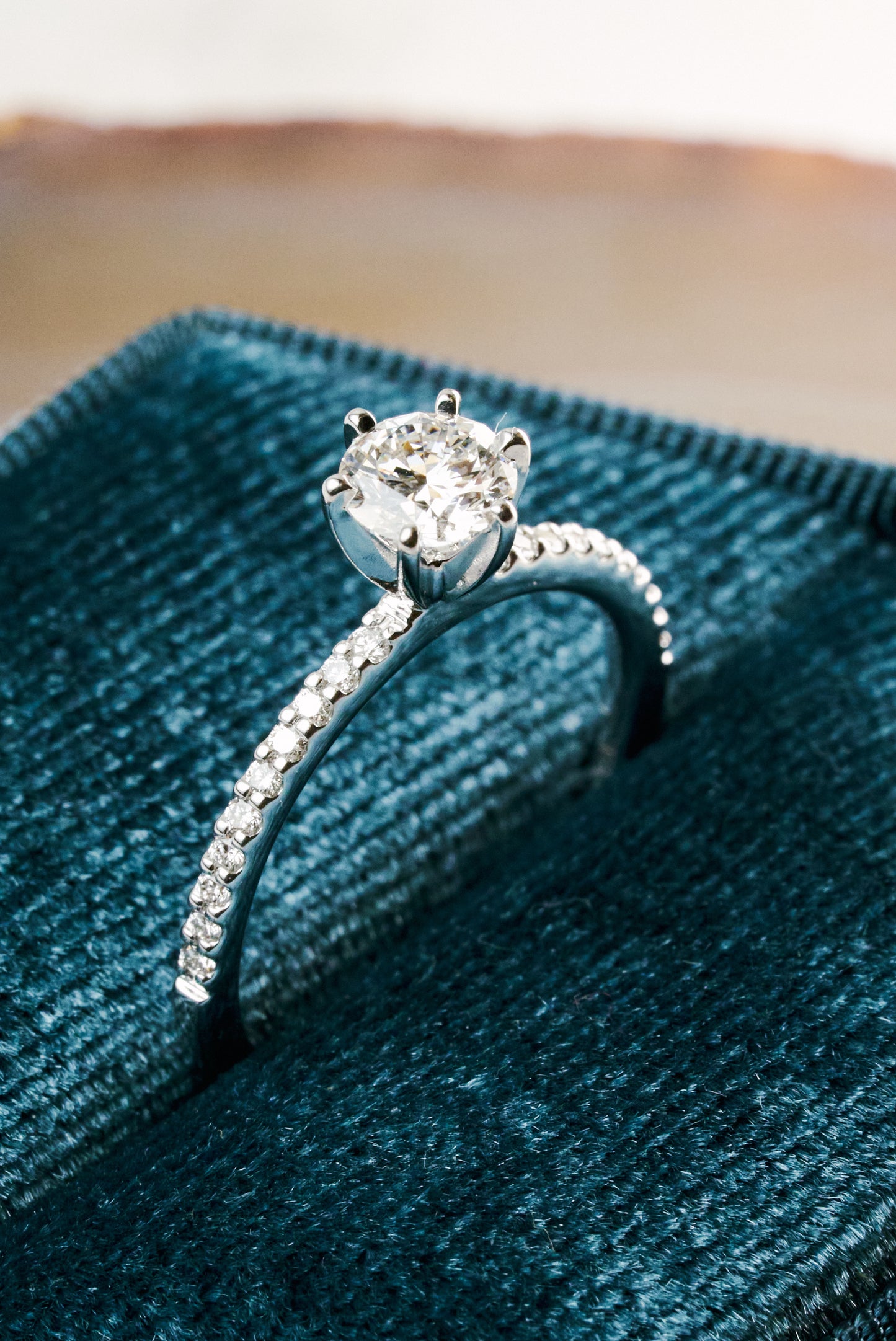 The Hawthorn with Half-ct Mined Diamond