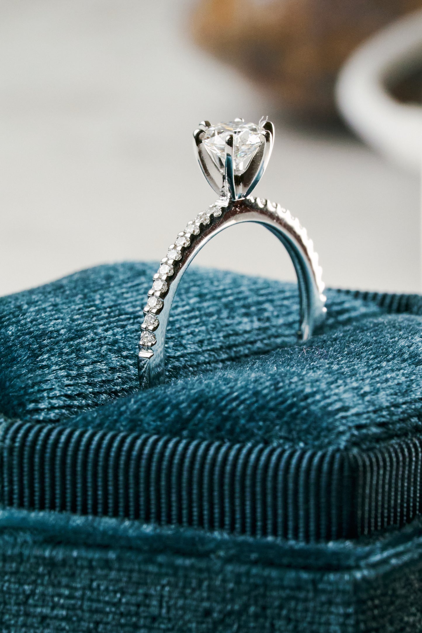 The Hawthorn with Half-ct Mined Diamond