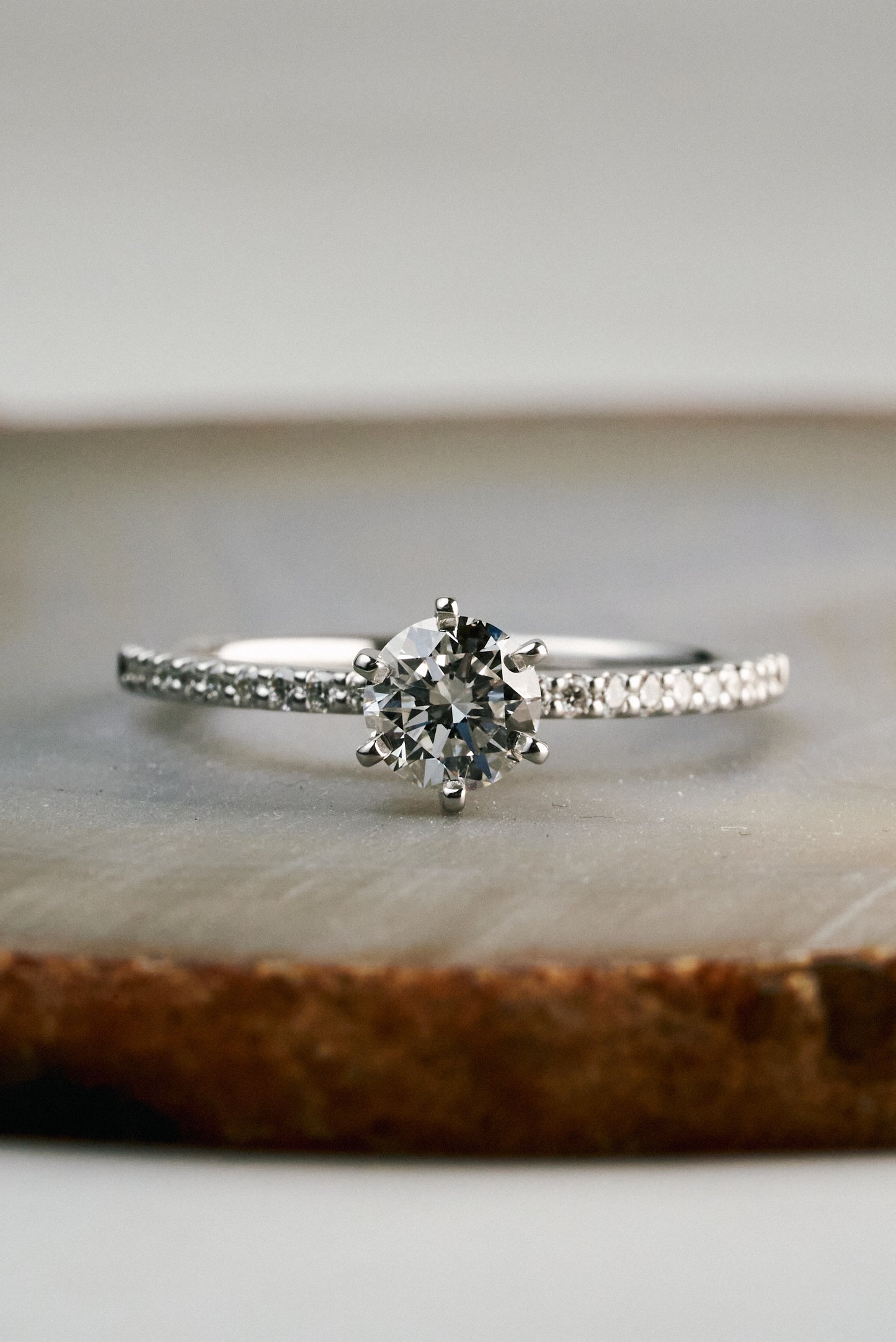 The Hawthorn with Half-ct Mined Diamond