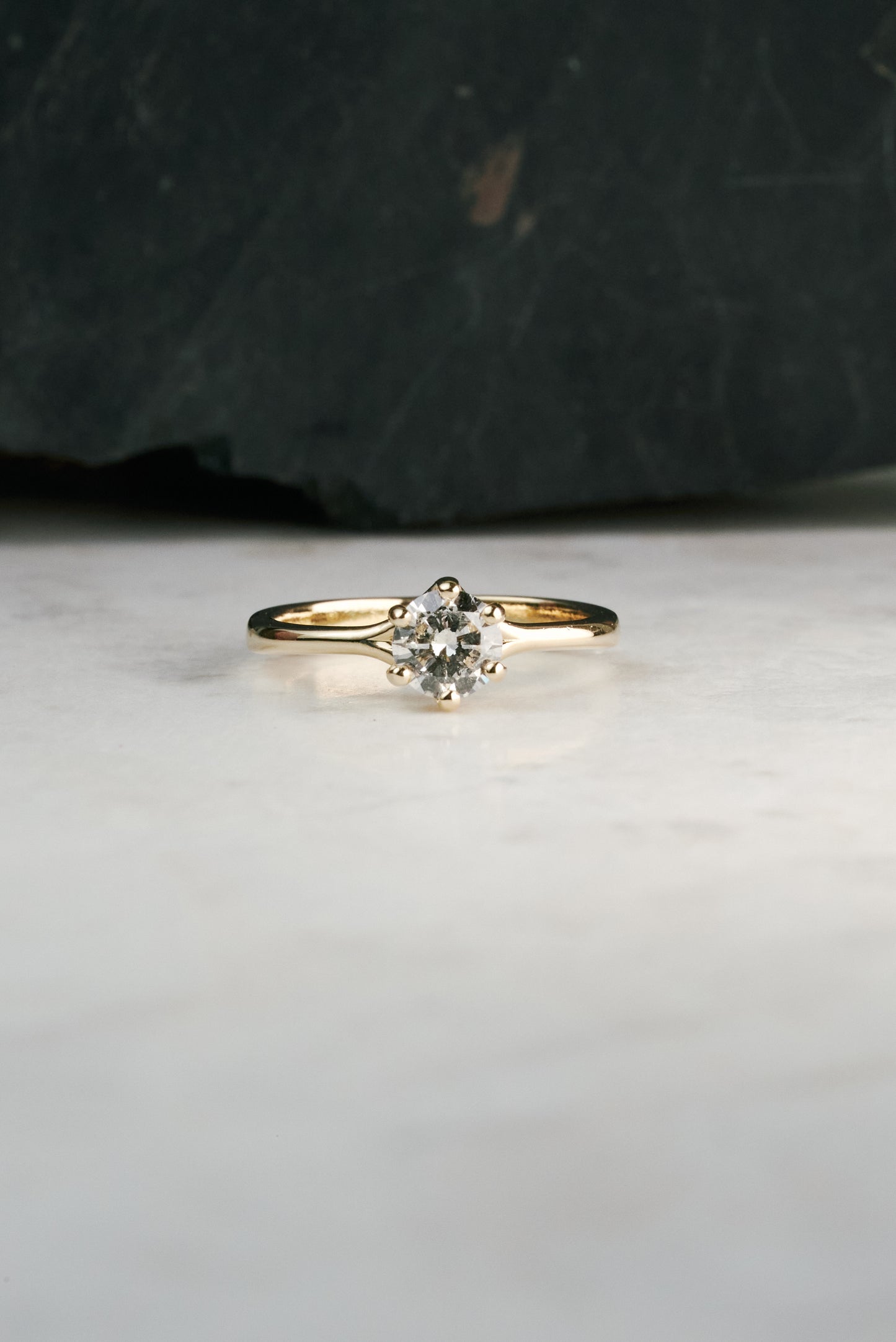 The Hawthorn with 3/4ct Diamond in Yellow