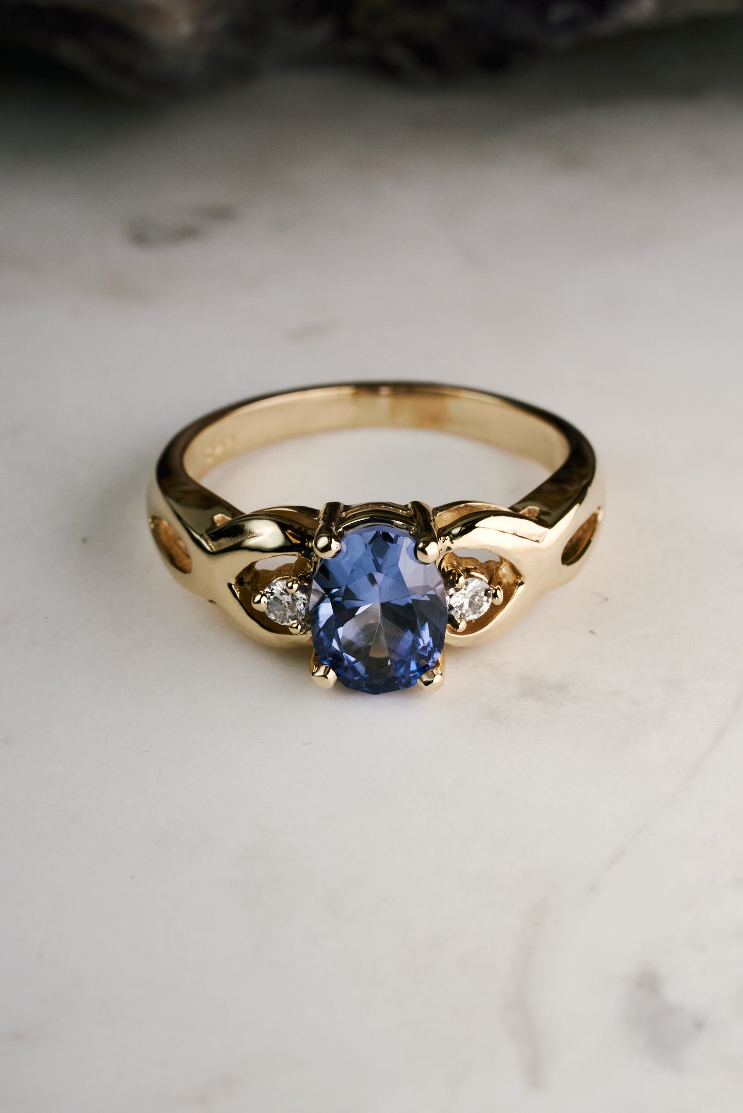 Estate 1.53ct Ceylon Sapphire Ring