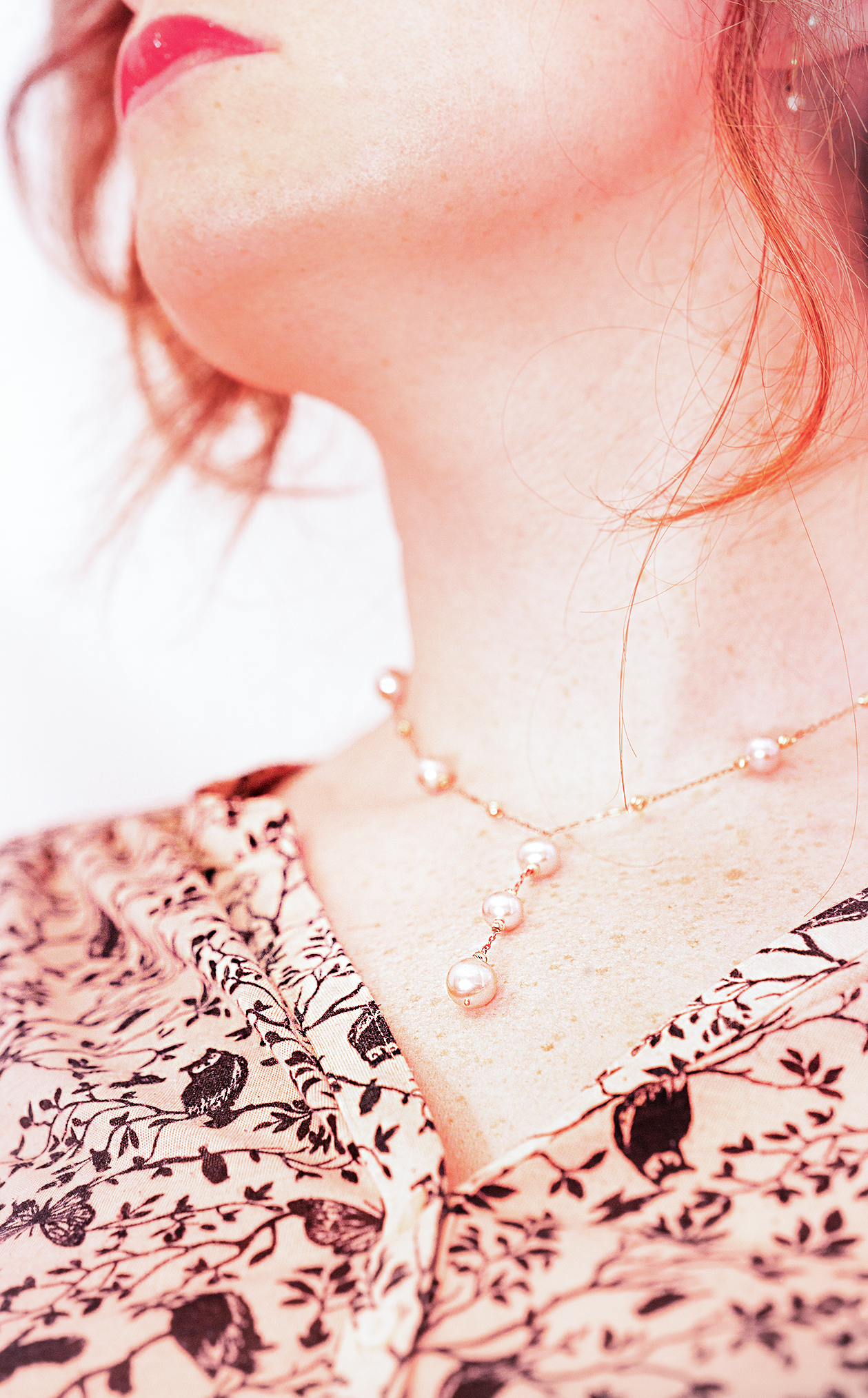 The Shooting Star Pearl Drop Necklace