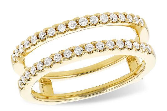 Yellow Gold Diamond Ring Guard