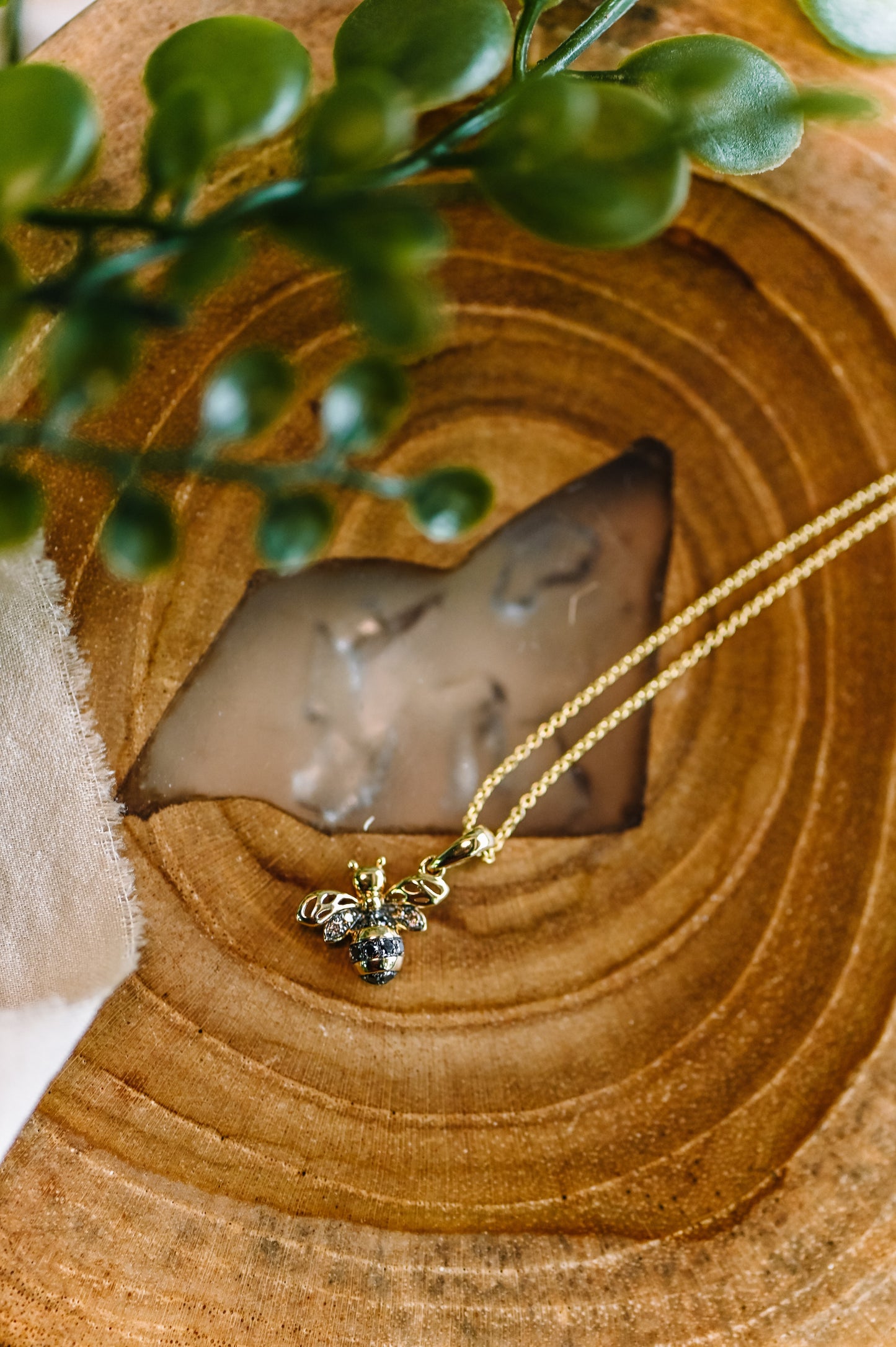 The Golden Bee Necklace