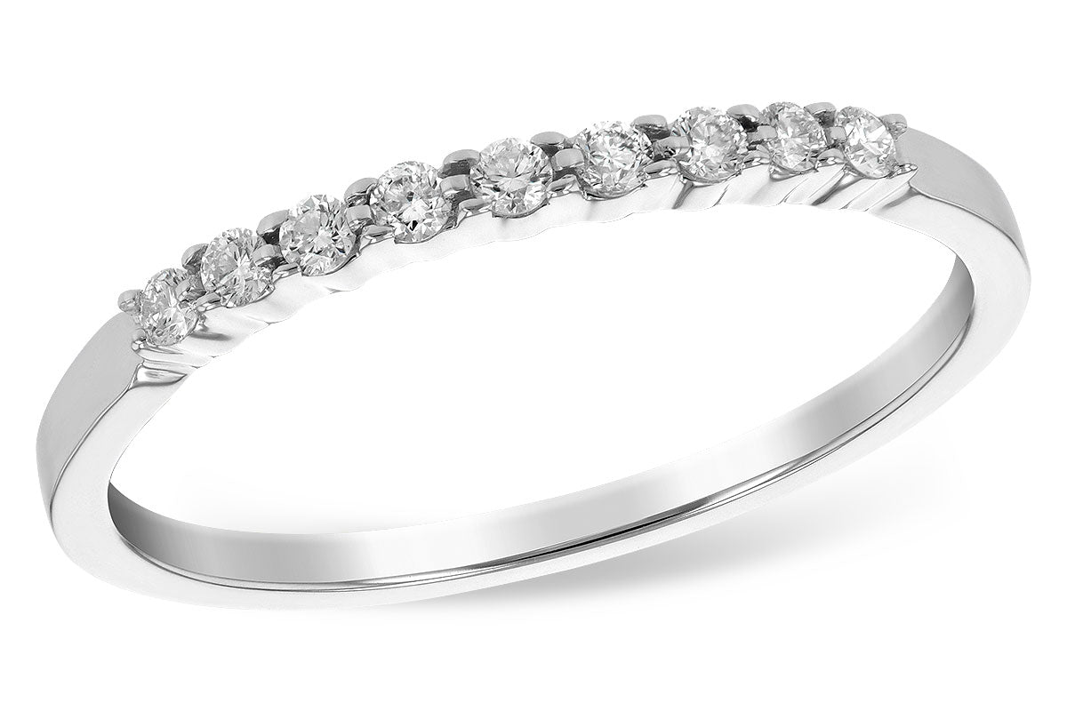 9-stone Diamond Engagement Band - Prong set